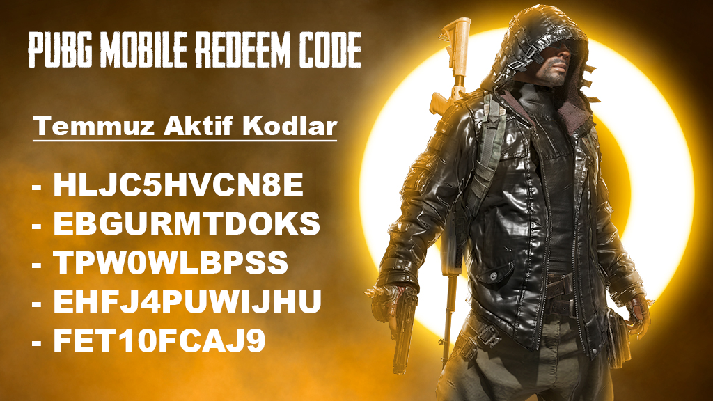 PUBG Mobile Redeem Kodları (Temmuz, 2022)