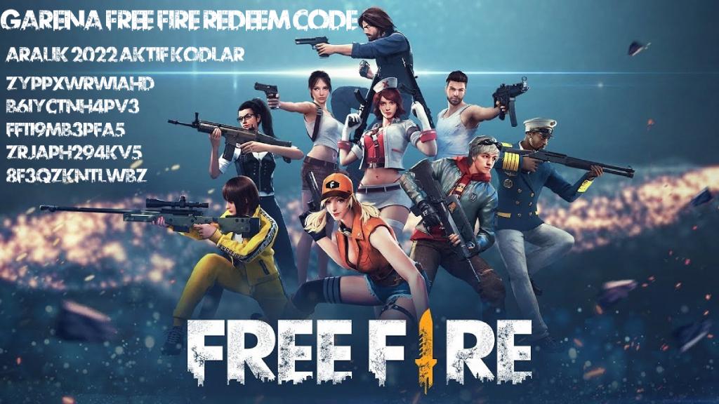 Garena Free Fire Redeem Kodları (Aralık, 2022)