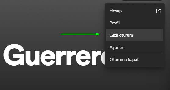 spotify-dinlenen-sarkiyi-gizlemek